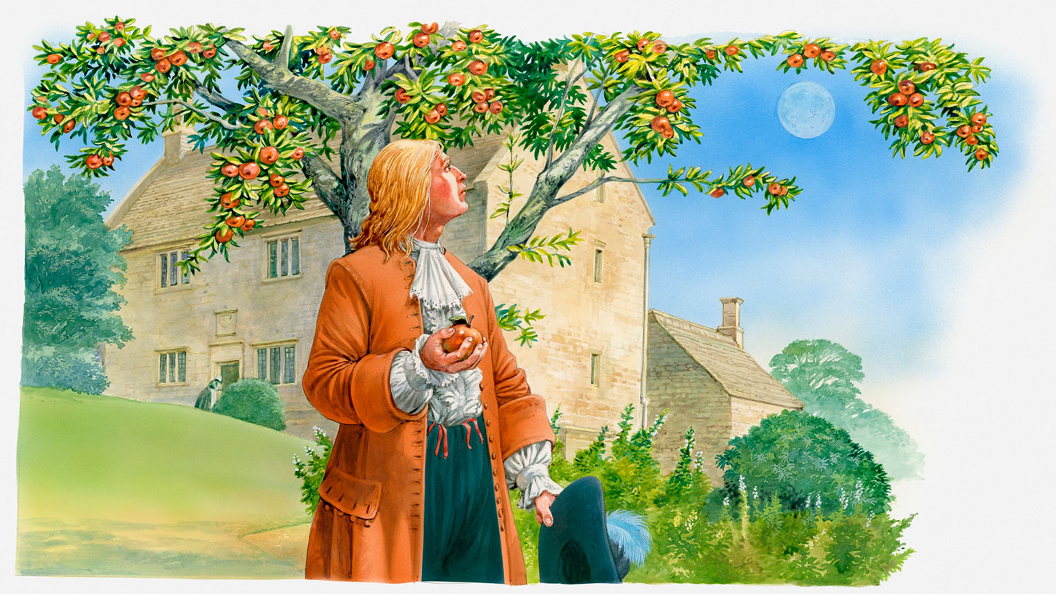 Исаак Ньютон упало яблоко