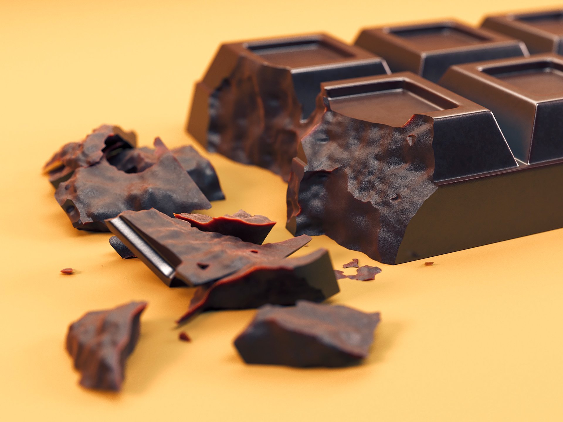 Горький шоколад влияет на функции мозга